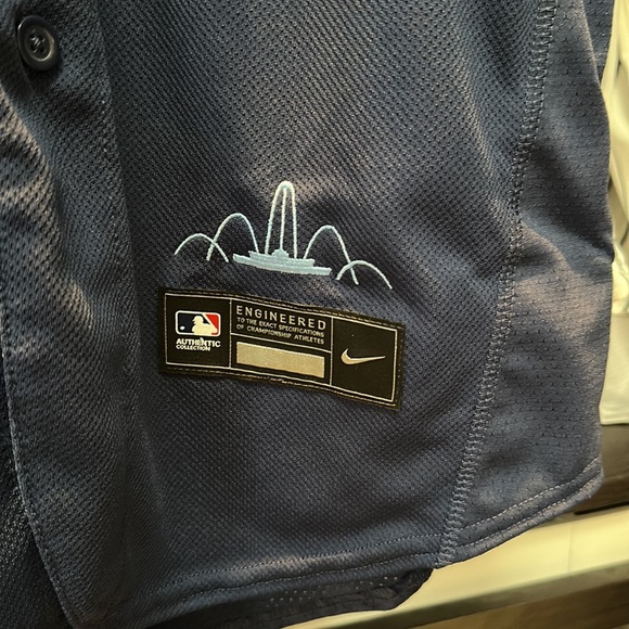 Men's Nike Navy Kansas City Royals 2022 MLB City Connect Authentic Jersey - Picture 5 of 7